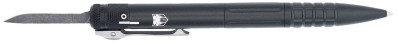 CobraTec Knives CNCOTFPBLKGEN2 Tactical Pen Gen II Black Aluminum D2 Steel Blade, Includes Pocket Clip