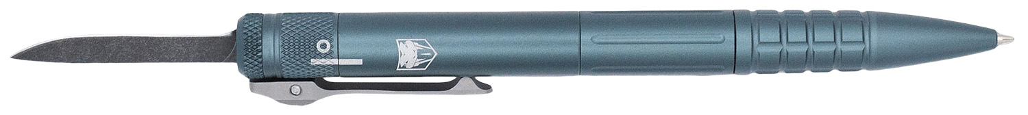 CobraTec Knives CNCOTFPGRYGEN2 Tactical Pen Gen II Gray Aluminum D2 Steel Blade, Includes Pocket Clip