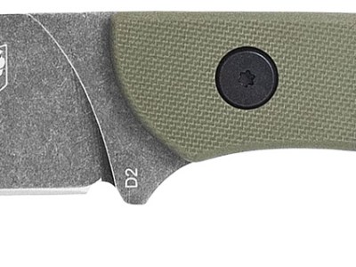 CobraTec Knives SD2DNSODGGEN2 Skinner Gen II 3.50″ Fixed Plain Stonewashed D2 Steel Blade, 4.31″ OD Green Textured G10 Scales Handle w/Finger Ring