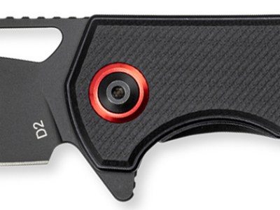 CobraTec Knives CTWOLVERINEG10 Wolverine  3.13″ Folding Drop Point Plain Black Stonewashed D2 Steel Blade, 4.25″ Black Textured G10 Scales Handle