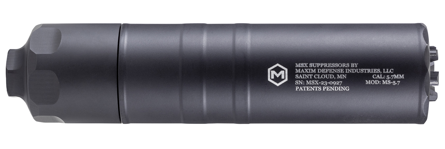 Maxim Defense MXM49752  MS-57 5.7x28mm 1.50″ Black Titanium/Stainless Steel