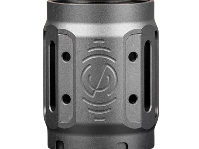 SilencerCo AC5449 Bravo MAAD Brake 2.0 Black Anodized Aluminum 2.11″ OAL 1.68″ Diameter