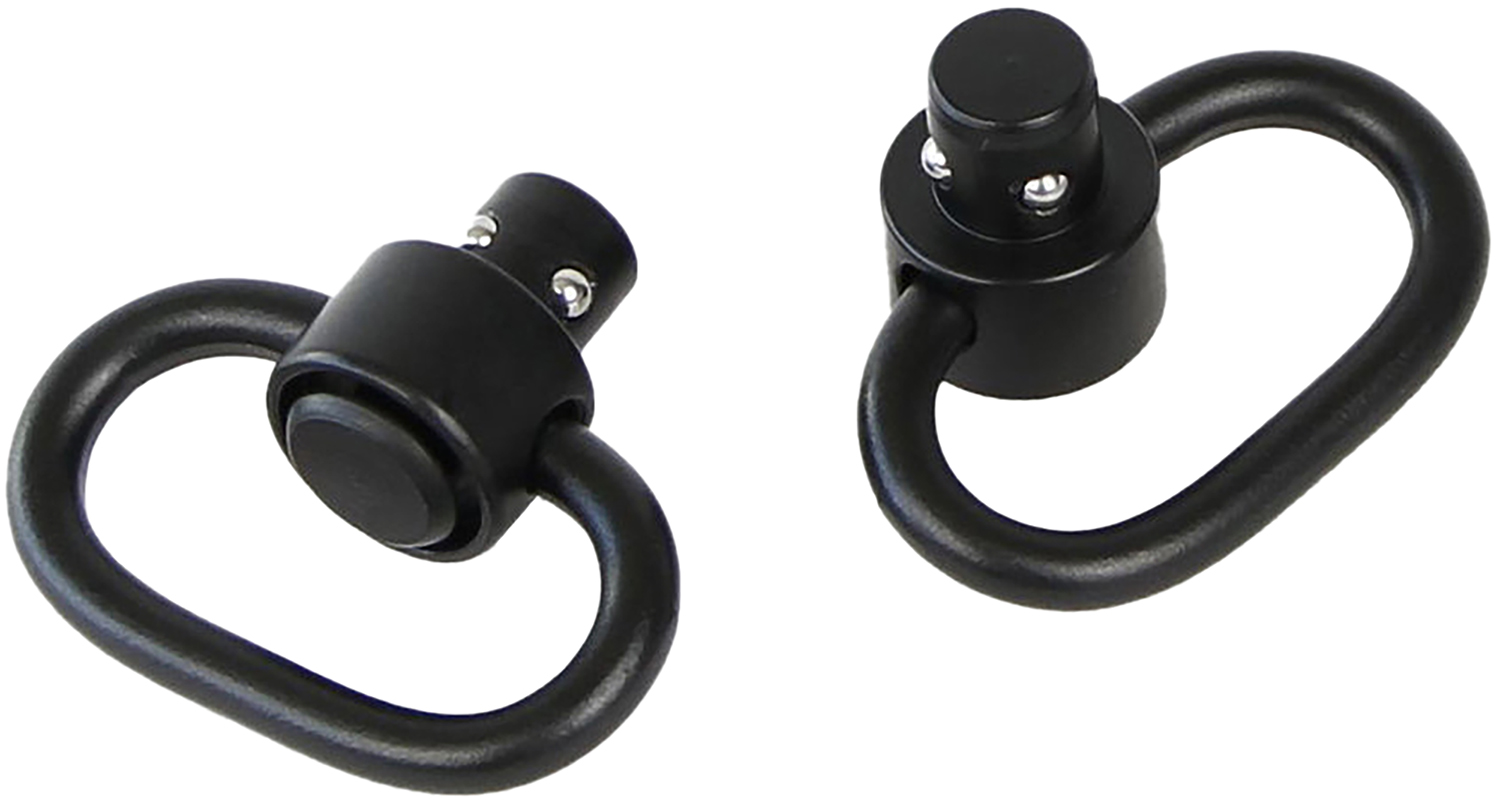 Bulldog BD884 Deluxe Push Button Swivel Black 1.25″ Steel