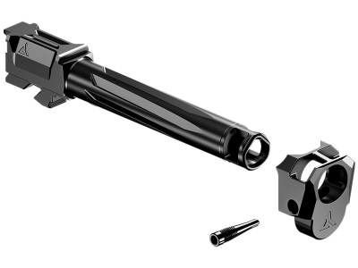Radian Weapons R0881 Ramjet & Afterburner Combo 9mm Luger Compatible w/Glock 17 Gen3 Black Stainless Steel