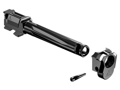 Radian Weapons R0884 Ramjet & Afterburner Combo Compatible w/ Glock 17 Gen4 Ported Black Stainless Steel