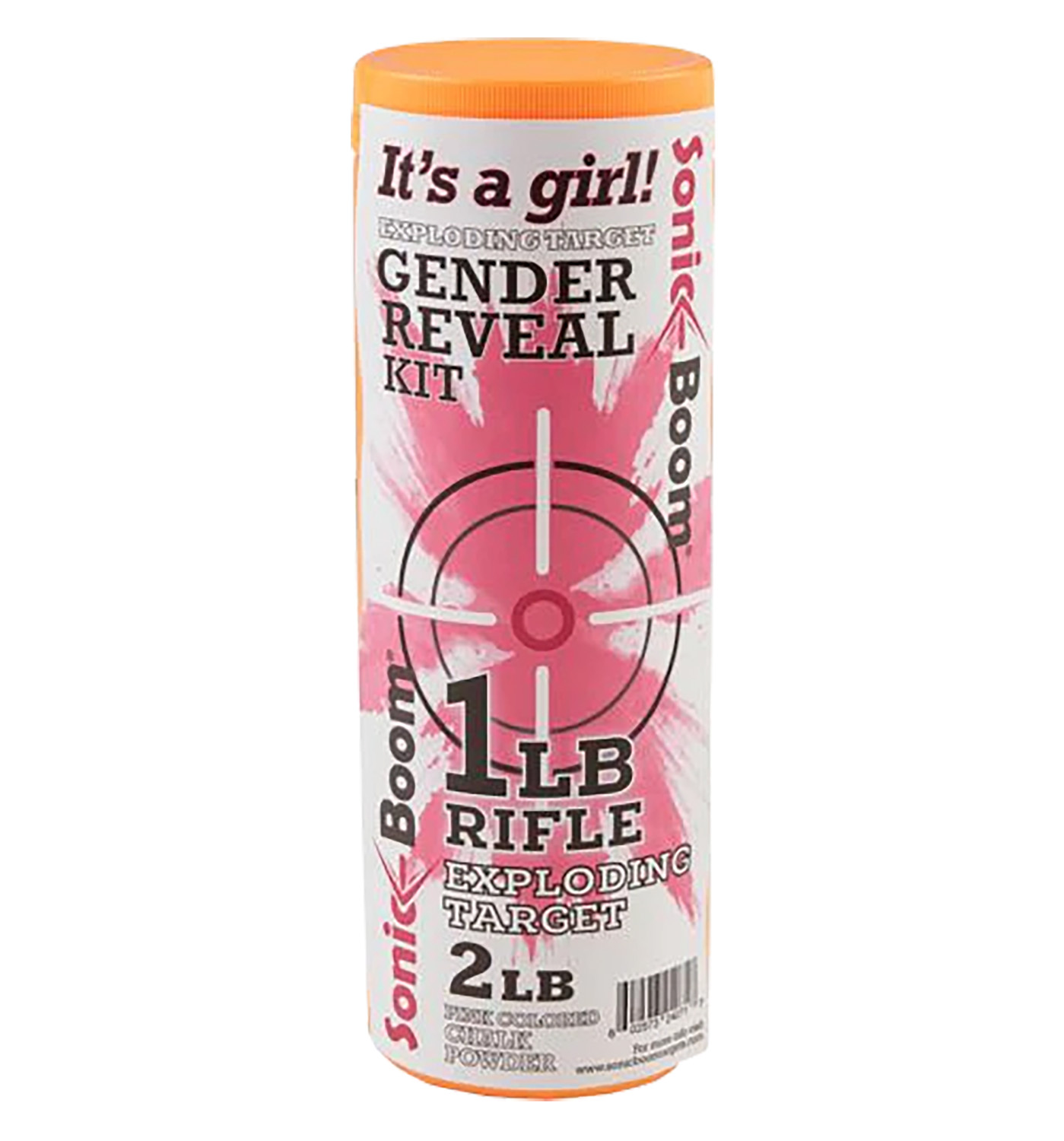 Sonic Boom/jerent SBTGRGIRL  Gender Reveal Kit Rifle Firearm 1 lb Girl