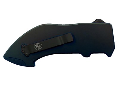 Templar Knife  Squire Utility OTF Razor Plain Black Anodized 5.38″ Aluminum Handle