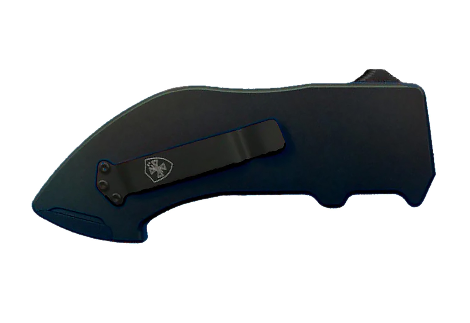 Templar Knife  Squire Utility OTF Razor Plain Black Anodized 5.38″ Aluminum Handle