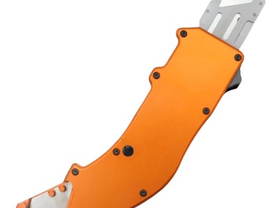 Templar Knife  Squire Utility OTF Razor Plain Orange Anodized 5.38″ Aluminum Handle