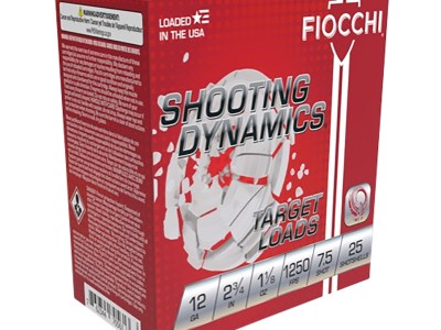Fiocchi 12SD18X7 Shooting Dynamics  12Gauge 2.75″ 1 1/8oz 7.5Shot 25 Per Box/10 Case