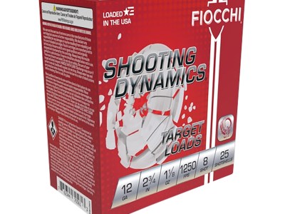 Fiocchi 12SD18X8 Shooting Dynamics  12Gauge 2.75″ 1 1/8oz 8Shot 25 Per Box/10 Case