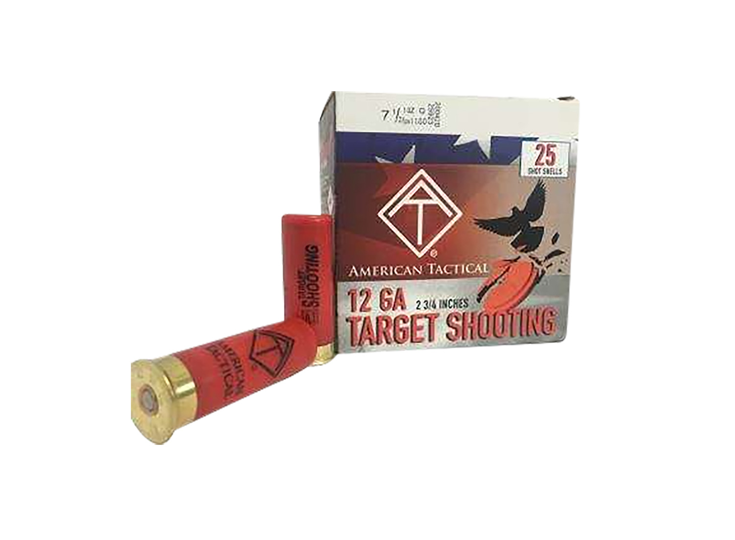 ATI 240379   12Gauge 2.75″ 1oz 7.5Shot 25 Per Box/10 Case