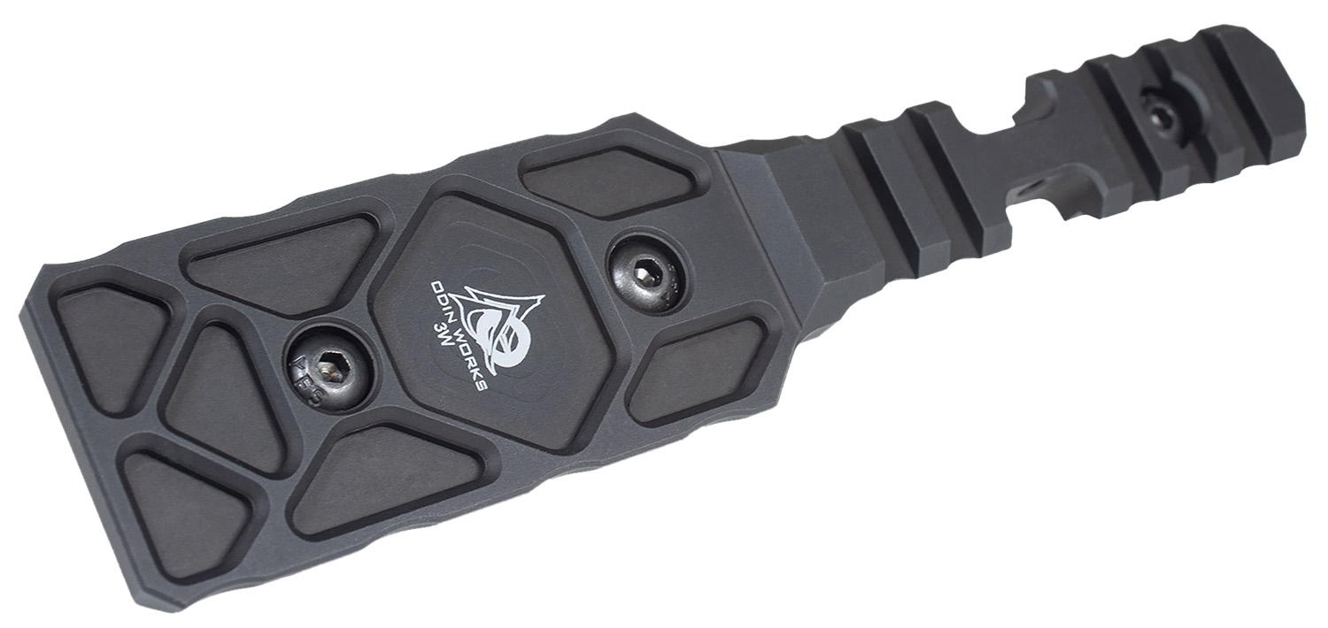 Odin Works ACCMLARCAMULTIRAIL M-LOK to Arca 3 Way Rail  Black Aluminum