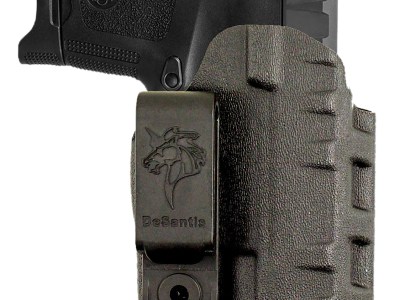 DeSantis Gunhide 137KJ5ZZ0 Slim-Tuk  IWB Black Kydex Fits S&W Bodyguard 2.0 Ambidextrous