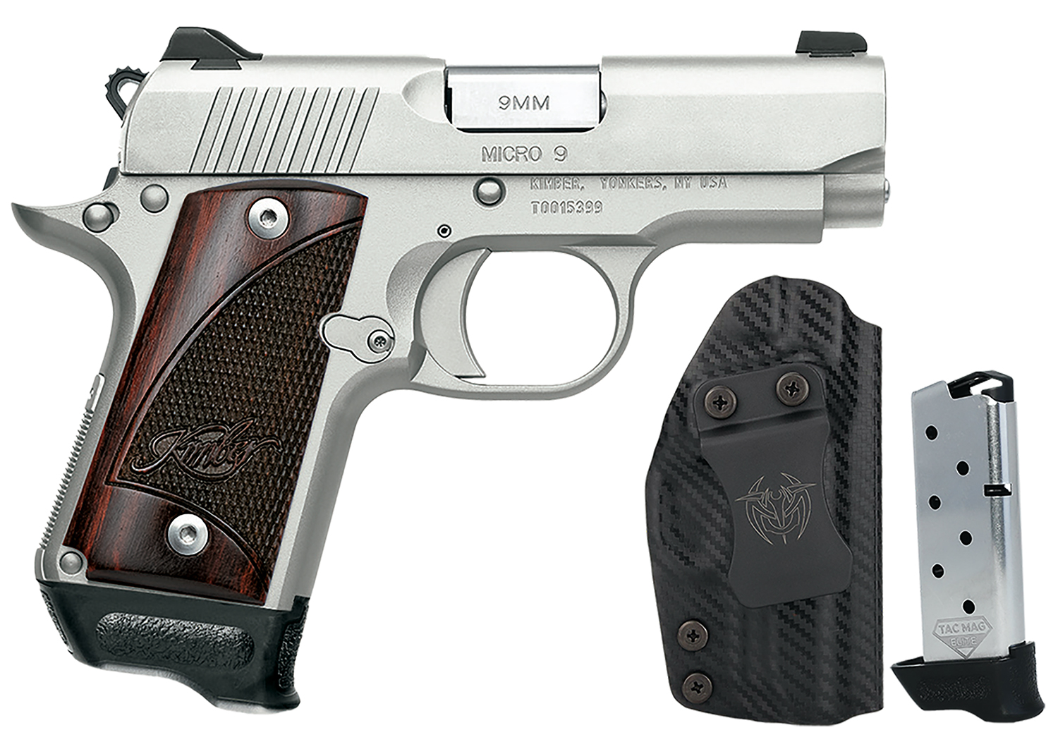 KIMBER 3300255 MICRO 9 SS RSWD  9MM 3.15″      RTC