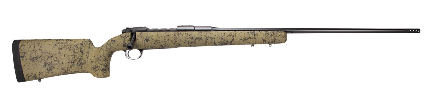 Kimber Mfg, Inc 3000927 Mountain Acsent Peak 300 Win Mag 4+1 26″ Match Grade Threaded Barrel, Aluminum Receiver, Fixed Aluminum/Carbon Fiber Stock