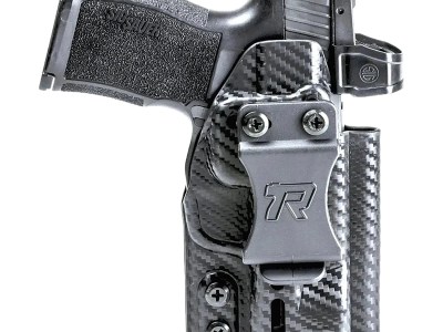 Rounded Gear RGDRUIDSFAHELLCATPROCF Druid  IWB/OWB Black Carbon Fiber Kydex Fits Springfield Hellcat Pro Ambidextrous