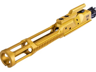 Faxon Firearms FF556BCGCNITRIDELWTIN Gunner  5.56 NATO Nitride Full Auto Gold