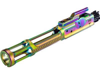 Faxon Firearms FF556BCGCNITRIDELWNCR Gunner  5.56 NATO Nitride Full Auto Chameleon