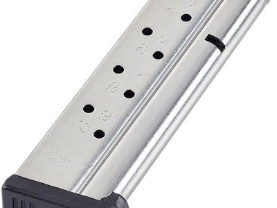 CMC Products MRP9FS10 Range Pro  10rd 9mm Fits 1911 Full Size Stainless/Black Fluoropolymer