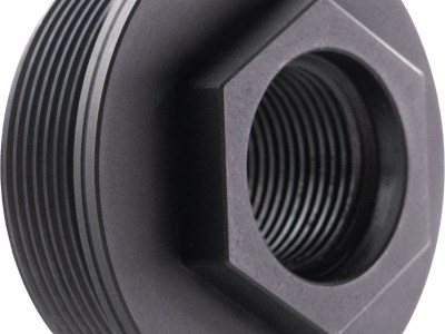 CMMG 11DB016 Zeroed HUB Mount Fits 5/8″x24 Stainless Steel Black