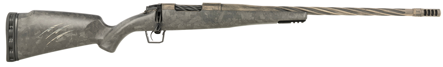 Fierce Firearms  Twisted Rogue 7mm PRC 3+1 22″ Match Grade/Spiral Threaded Barrel, Drilled & Tapped Receiver, Carbon Fiber Stock