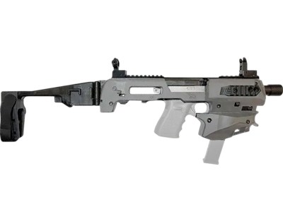 Meta Tactical Llc MCKGEN3TU Micro Conversion Kit Fits Glock Gen3 Tungsten Synthetic Stock