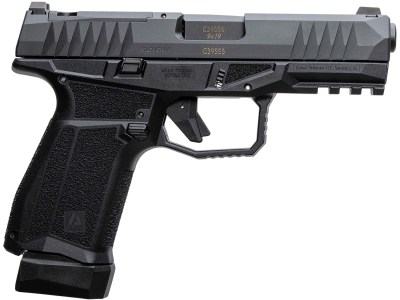 AREX 815537024074 Delta M Gen2 Compact Frame 9mm Luger 15+1 4″ Black Steel Barrel, Black Nitride Steel Optic Cut/Serrated Slide, Black Polymer Frame w/Picatinny Rail, Black Stippled Grip, Ambidextrous