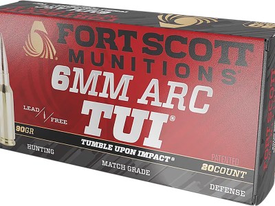 Fort Scott Munitions 6ARC-090-SCV2 Tumble Upon Impact (TUI)  6ARC 90gr Solid Copper Spun 20 Per Box/10 Case