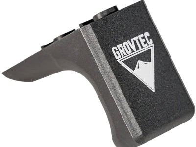 GrovTec US Inc GTHM321 G-Stop Reversible Hand Stop Black Anodized Aluminum