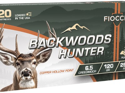 Fiocchi 65CMBHC Backwoods Hunter  6.5Creedmoor 120gr Copper Hollow Point 20 Per Box/10 Case