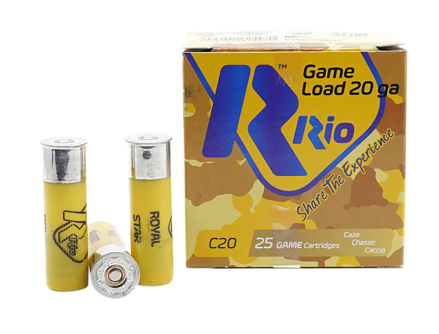 Rio Ammunition RSL20 Royal Star  20Gauge 3.875″ 25 Per Box/10 Case