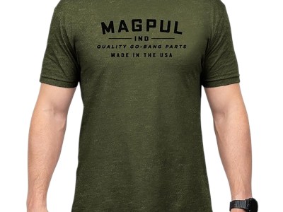 Magpul MAG1112-317  Go Bang Parts Olive Drab Heather Cotton/Polyester Short Sleeve XL