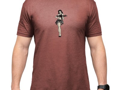 Magpul MAG1117-613  Hula Girl Redrock Heather Cotton/Polyester Short Sleeve 2XL