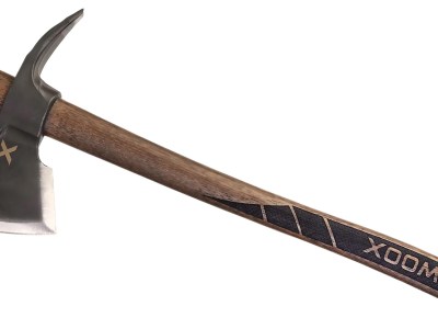 Woox BU.AXE050.01 Solo  8.50″ Convex Carbon Steel Blade Brown/Black Appalachian Hickory Handle 19″ OAL