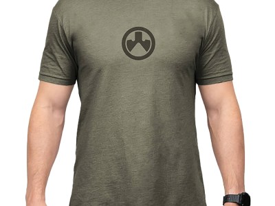 Magpul MAG1115-317-XL Icon Logo  Olive Drab Heather Cotton/Polyester Short Sleeve XL