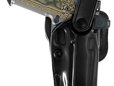 Galco APO226RB APO Strongside/Crossdraw OWB Black Steerhide Fits Glock 19 Gen 1-5 Belt Holster Mount Right Hand