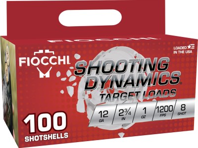 Fiocchi 12SDB18 Shooting Dynamics  12Gauge 2.75″ 1oz 8Shot 100 Per Box/2 Case