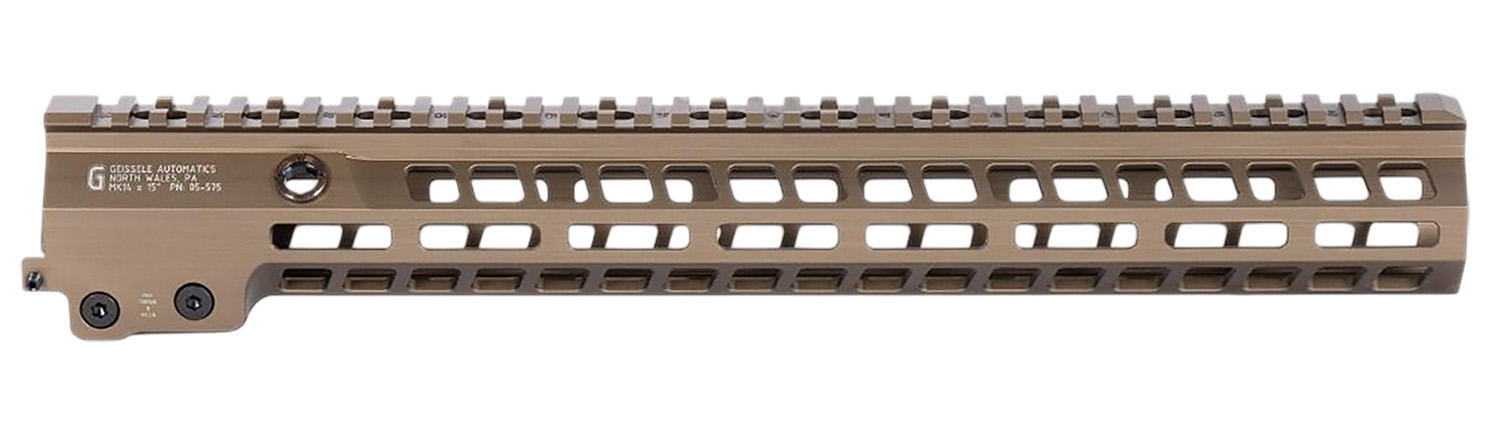 Geissele Automatics 05575S Super Modular Rail MK14 DDC Aluminum 15″ Long