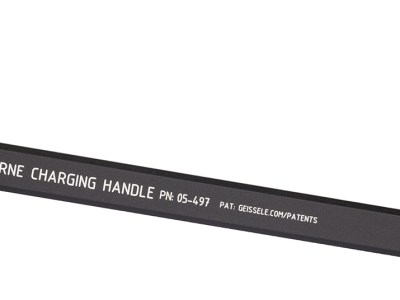 Geissele Automatics 05497B Airborne Charging Handle Black Aluminum Ambidextrous Hand