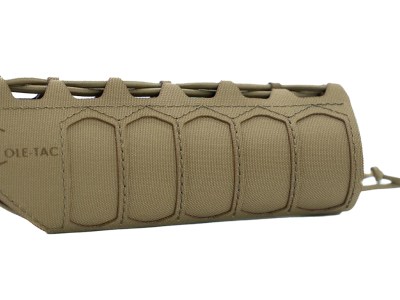 Cole-tac HG102 SD Handguard Wrap No Slots Coyote Brown Squadron 6.5″ Long
