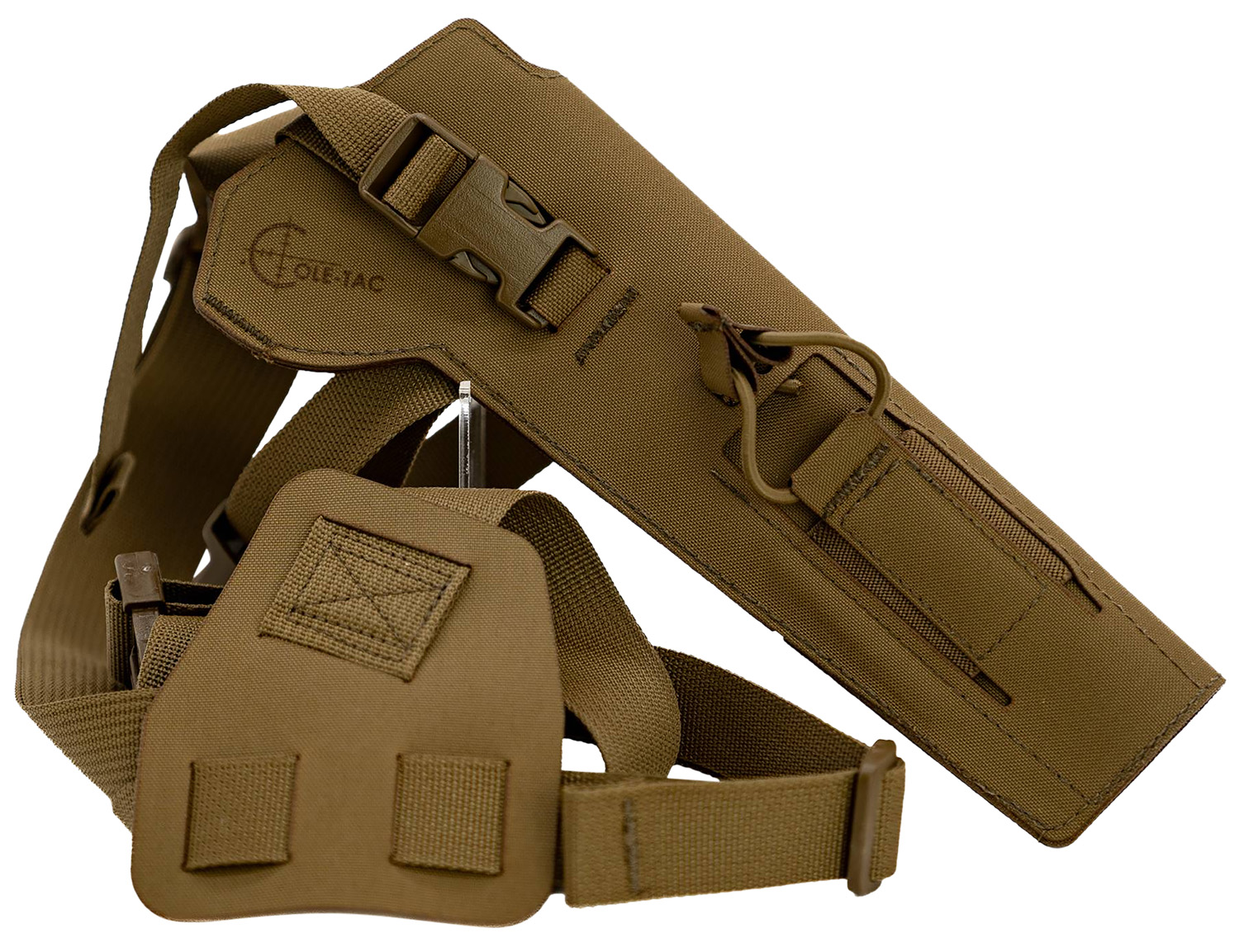 Cole-tac VW102 Varmint Wrangler Pistol Holder Coyote Brown Right Hand
