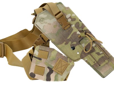 Cole-tac VW113 Varmint Wrangler Pistol Holder Multi-Cam Right Hand