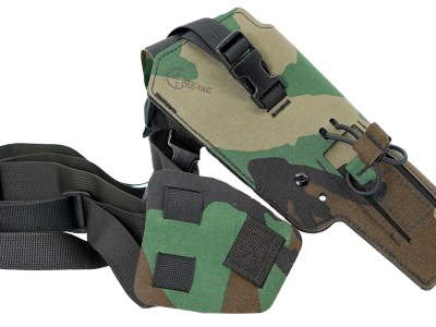 Cole-tac VW216 Varmint Wrangler Pistol Holder M81 Woodland Left Hand