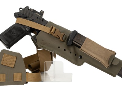 Cole-tac VWX105 Varmint Wrangler XL Pistol Holder Chest Ranger Green Right Hand