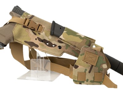 Cole-tac VWX107 Varmint Wrangler XL Pistol Holder Chest Multi-Cam Right Hand