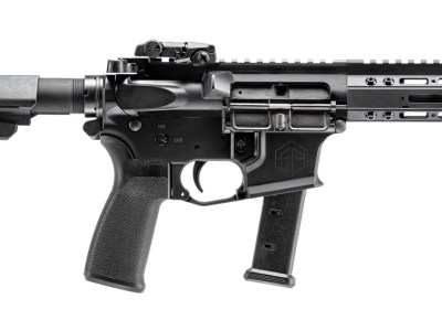 Alpha Foxtrot AA08X1HXX-XABK20 AFMG9  9mm Luger 20+1 7.50″ Black QPQ Threaded Barrel, M-LOK Handguard, Black Anodized Aluminum Receiver w/Picatinny Rail, Black Polymer SB Tactical Brace, MFT Grip