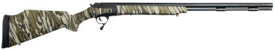 Thompson Center Arms Llc 2275R Triumph Muzzleloader 50 Cal Black Nitride Barrel & Receiver, Fixed FlexTech Mossy Oak Bottomland Synthetic Stock