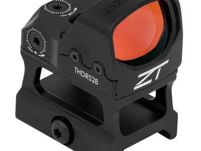 Zero Tech Optics THDRS28H Thrive HD w/High Mount Black 1x28mmx20mm, 3 MOA Red Dot Reticle Picatinny Rail/RMR Footprint Mount