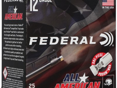 Federal FAA12L8 All-American  12Gauge 2.75″ 1 1/8oz 8Shot 25 Per Box/10 Case